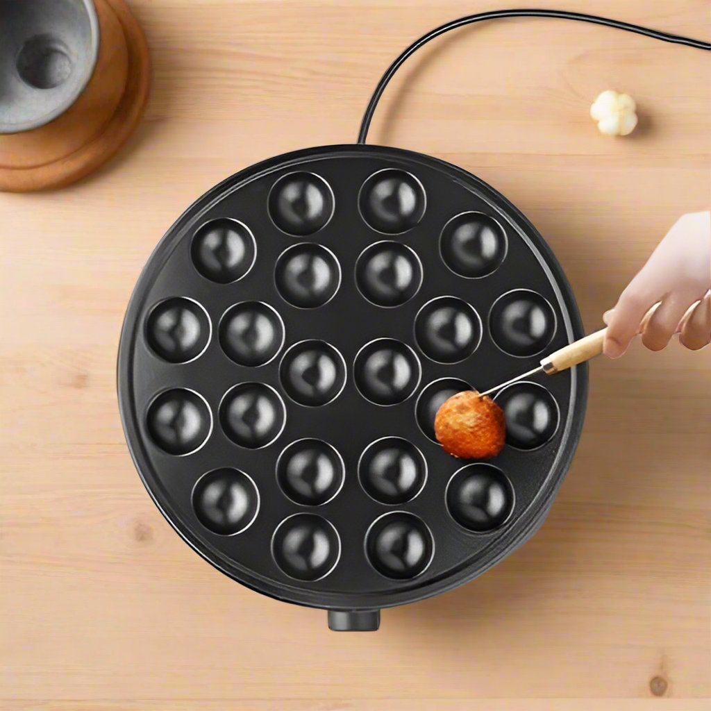 Machine à Takoyaki Électrique , Préparez 22 Délicieuses Boules en Toute Simplicité