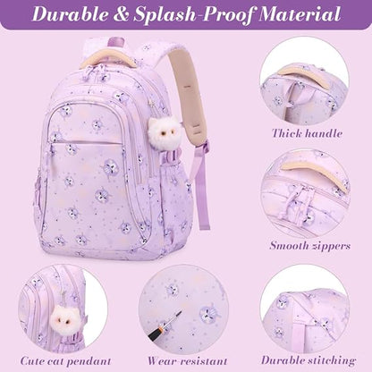 Sac à Dos Scolaire pour Enfants – Design Mignon & Plusieurs Couleurs