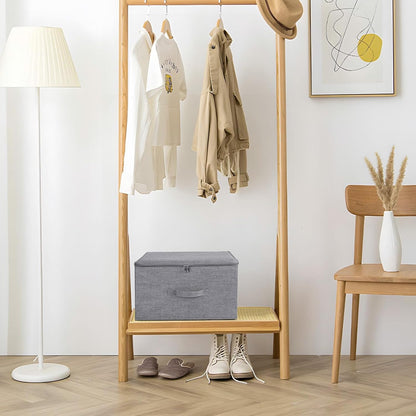 NESTO  Boîtes de Rangement Vêtements – Lot de 2 Pliables & Grande Capacité