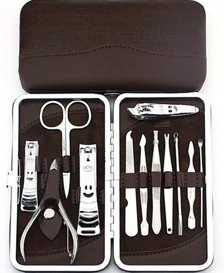 Set Manucure Pédicure 12 en 1 BinKe – Coupe-Ongles Inox