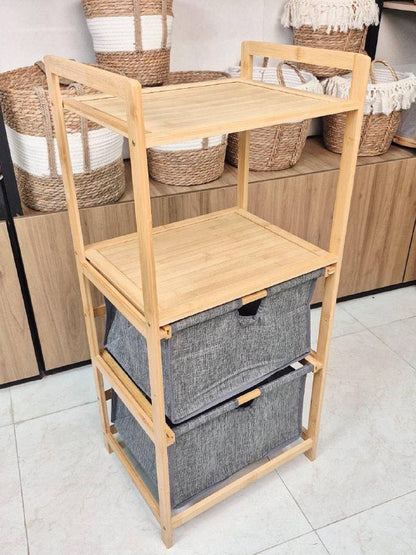 NESTO🪵 Miroir à Linge en Bambou Naturel 🍁