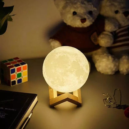 Lampe Lune 3D LED Rechargeable 16 Couleurs