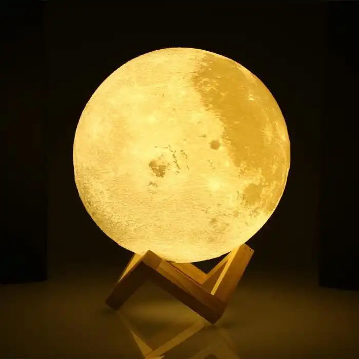 Lampe Lune 3D LED Rechargeable 16 Couleurs