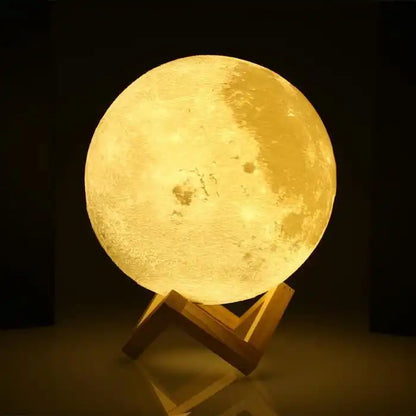 Lampe Lune 3D LED Rechargeable 16 Couleurs