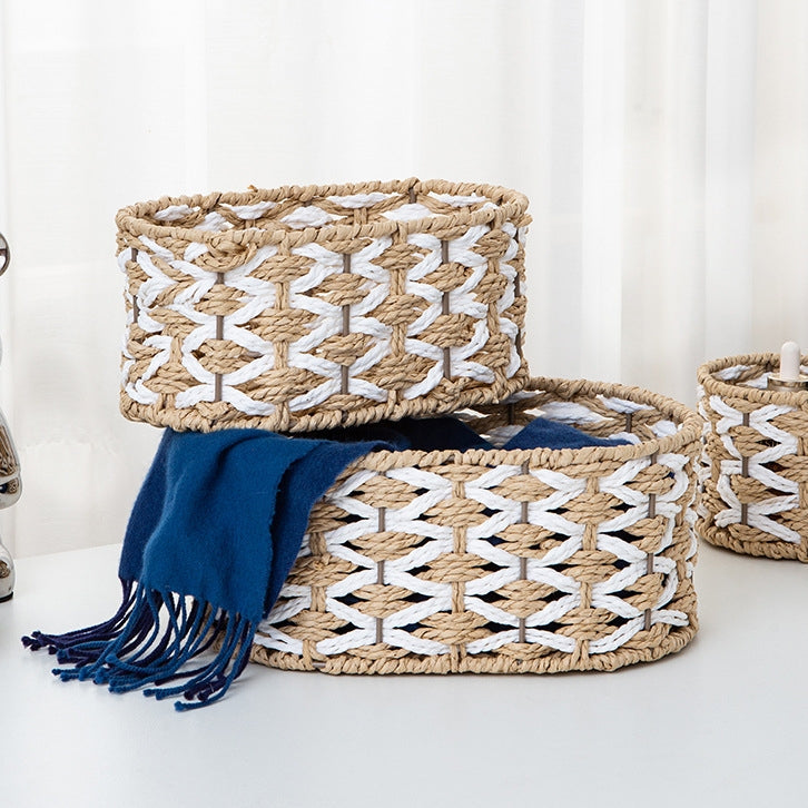 Organisateur Tissé à la Main – Rangement Naturel et Élégant