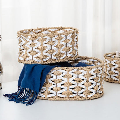Organisateur Tissé à la Main – Rangement Naturel et Élégant
