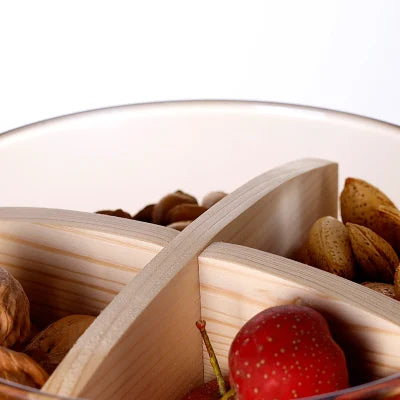 Panier à Fruits Transparent avec Poignée