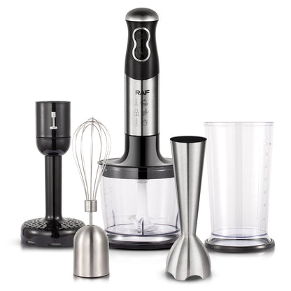 Blender Plongeant RAF R.3004 5 en 1 – Mixeur 500W Multifonction