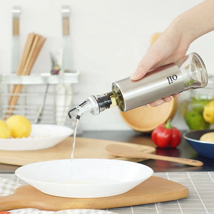 3 Vaporisateurs d'Huile en Verre, Distributeurs Modernes d'Huile pour Cuisine