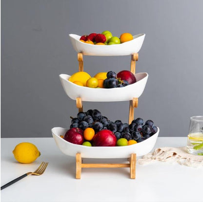 Présentoir Fruits Élégant