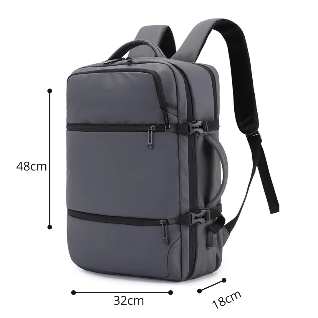 Sac à dos Business 2025 – Coque Dure Antivol avec Port USB