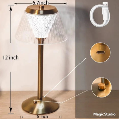 Lampe de Table en Cristal