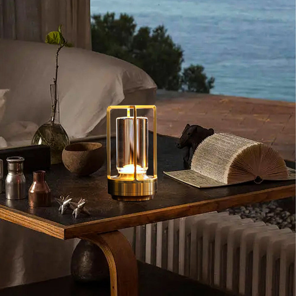 Lampe de Table LED Sans Fil : Style Industriel Haut de Gamme