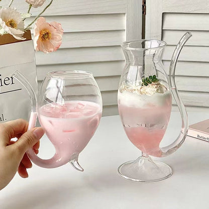 Verre avec Paille Intégrée