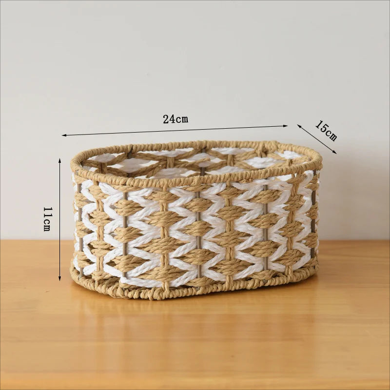 Organisateur Tissé à la Main – Rangement Naturel et Élégant