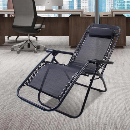 Chaise de Jardin Inclinable à Gravité Zéro – Confort Ergonomique Extérieur