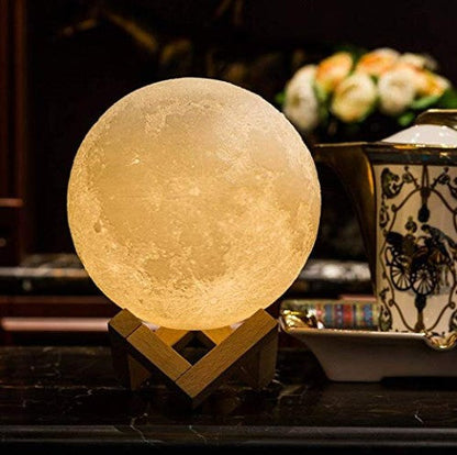 Lampe Lune 3D LED Rechargeable 16 Couleurs