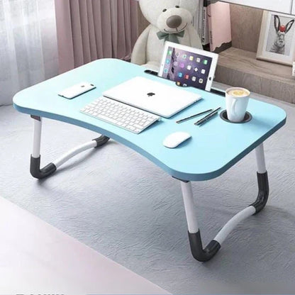 Table de Lit Pliante Multifonction – Support pour Ordinateur Portable, Étude &amp; Petit-Déjeuner