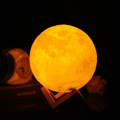 Lampe Lune LED 3D Veilleuse Colorée pour Enfants