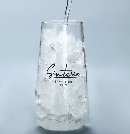 3 Tasses en Verre Transparent - Design Élégant et Moderne, Gobelets Clairs avec Propriétés Thermiques