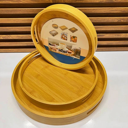 Ensemble de 3 Plateaux en Bois