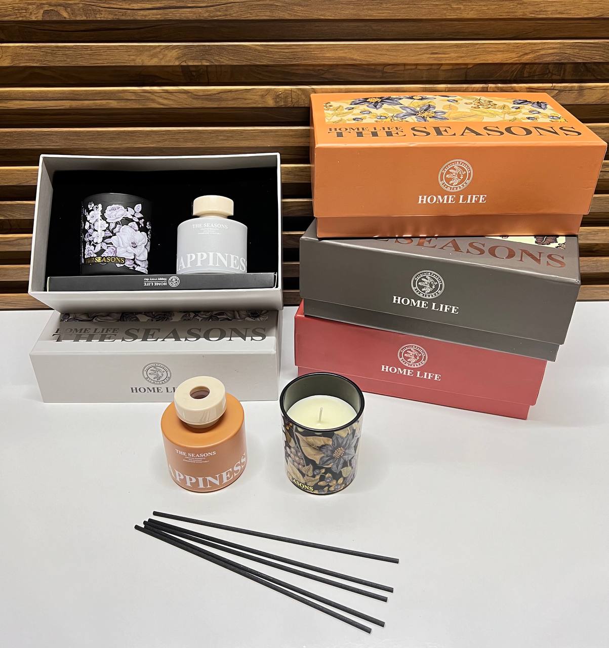 Senteurs Sophistiquées : Coffret Premium Bougies et Diffuseur