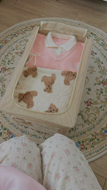 Boîtes de rangement à double fermeture éclair – Nour