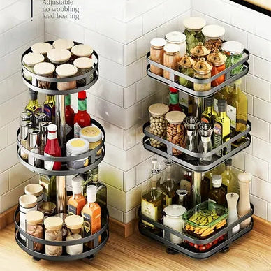 Élégance en Mouvement - Découvrez Notre Plateau de Rangement Rotatif Innovant