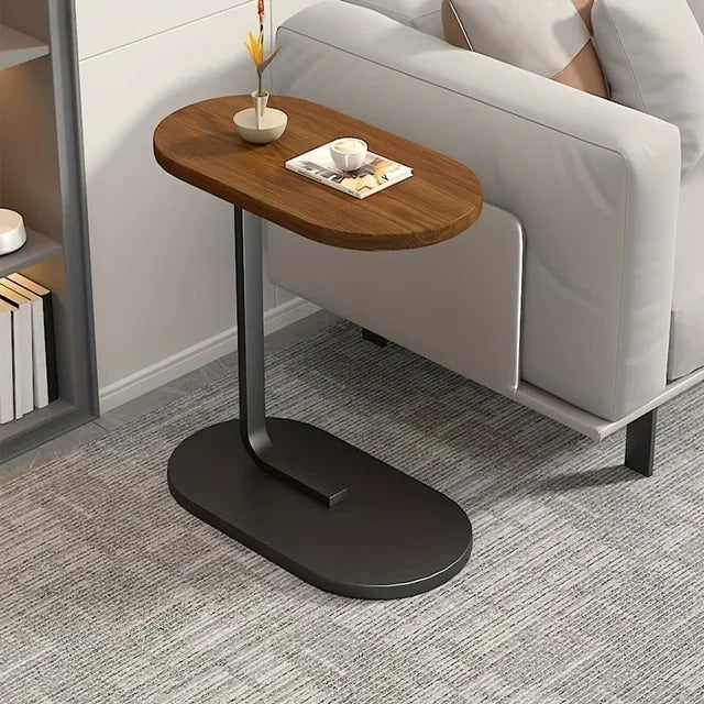 Table d’appoint multifonction en forme de C