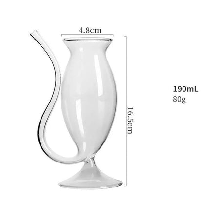 Verre avec Paille Intégrée