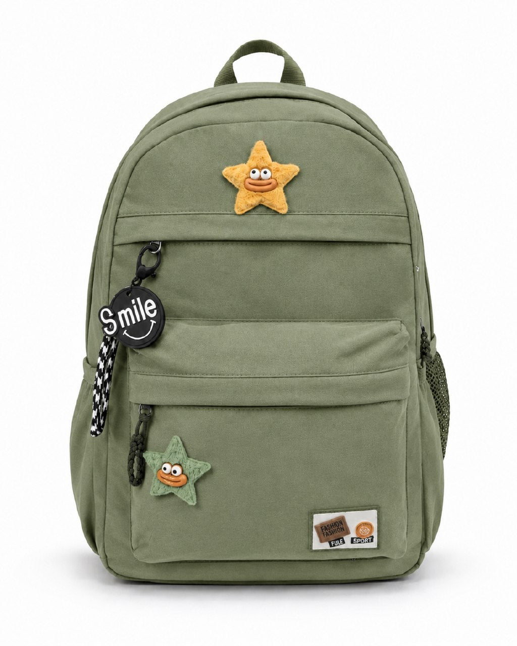 Sac à Dos Scolaire Tendance – Design Étoile & Grande Capacité