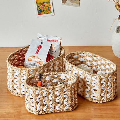 Organisateur Tissé à la Main – Rangement Naturel et Élégant