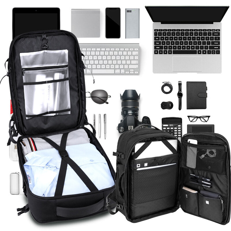Sac à Dos de Voyage Grande Capacité & Multi-Compartiments