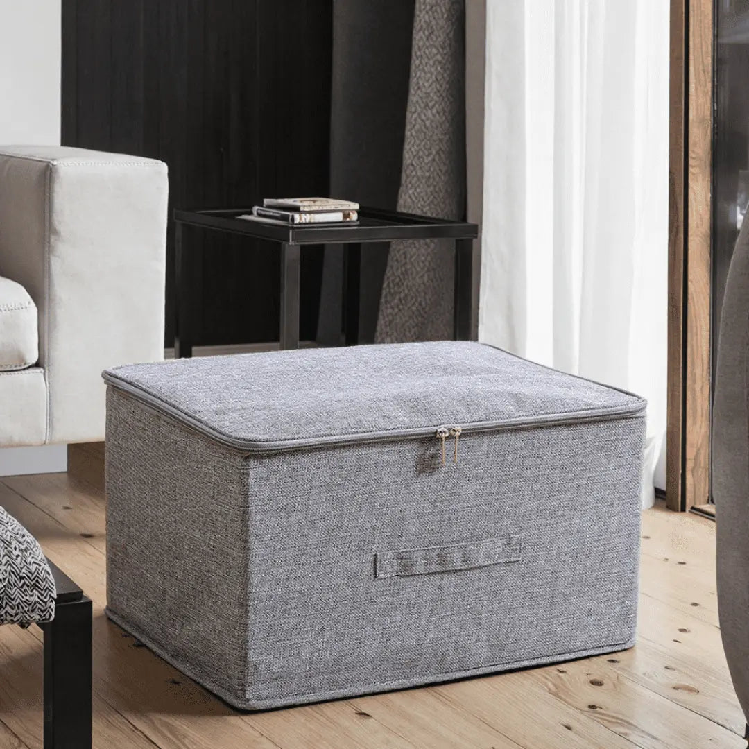 NESTO  Boîtes de Rangement Vêtements – Lot de 2 Pliables & Grande Capacité