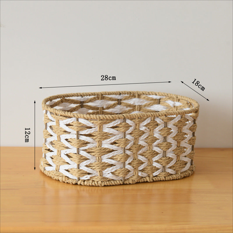 Organisateur Tissé à la Main – Rangement Naturel et Élégant