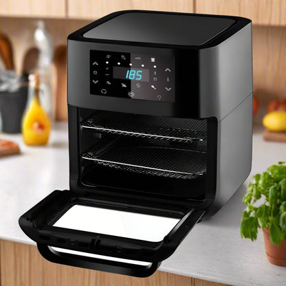 Four multifonctionnel avec fenêtre de cuisson visible, écran tactile intelligent.