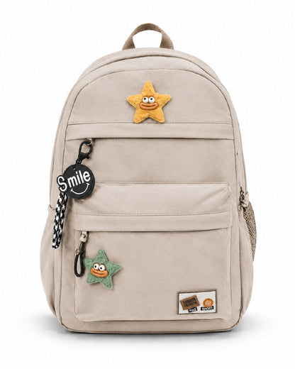 Sac à Dos Scolaire Tendance – Design Étoile & Grande Capacité