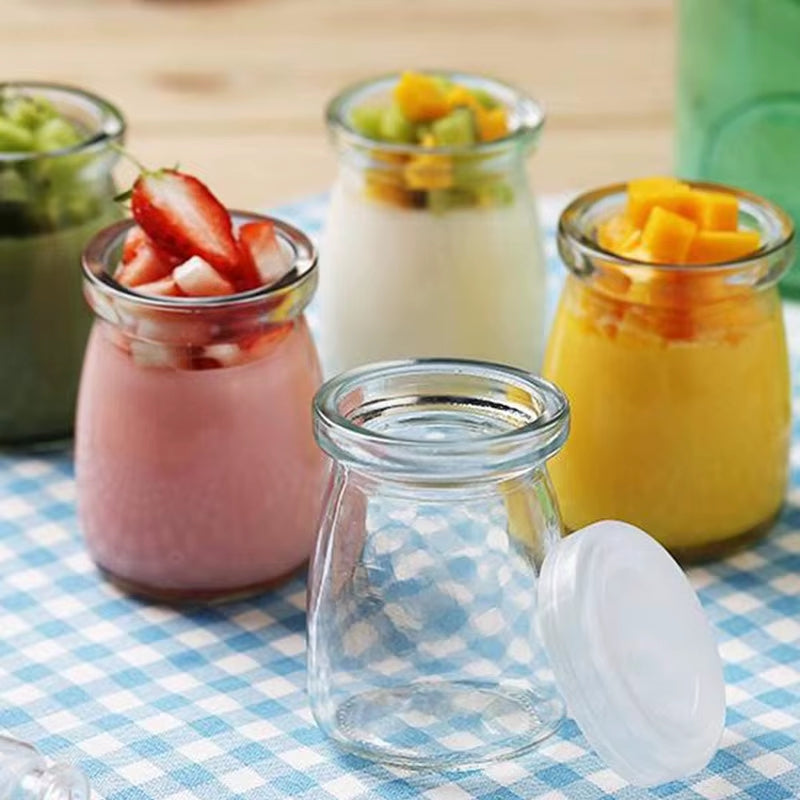 Bocaux en Verre Transparent avec Légumes
