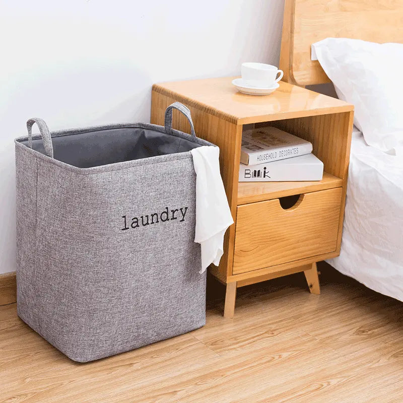 Panier Pliable de Luxe pour Linge de Salle de Bain