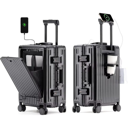 Valise Cabine Intelligente – Design Élégant & Fonctionnalités Pratiques
