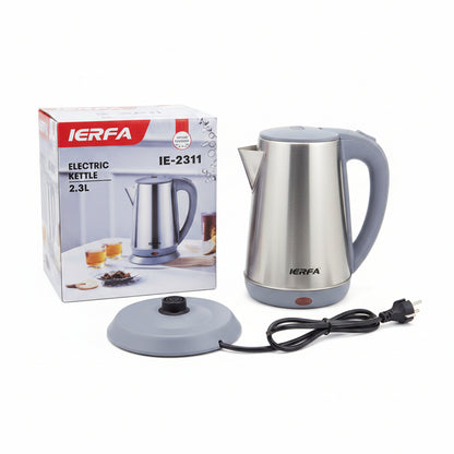 Bouilloire Électrique en Inox 2.3L – Bouilloire Rapide Haute Capacité 1500W