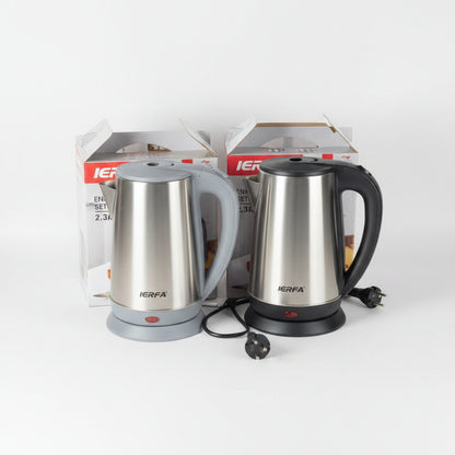 Bouilloire Électrique en Inox 2.3L – Bouilloire Rapide Haute Capacité 1500W