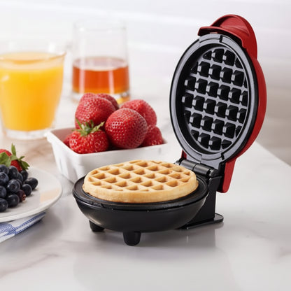 Mini Gaufrier Électrique Individuel – Appareil à Gaufres Rapide Antiadhésif