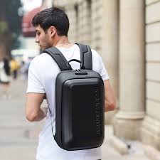 Sac à Dos Antivol Antichoc Rigide avec Cadenas TSA