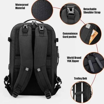 Sac à Dos de Voyage Grande Capacité & Multi-Compartiments