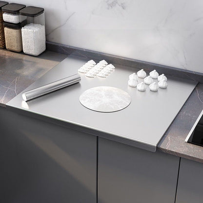 Grande Planche à Découper Multifonctionnelle en Acier Inoxydable