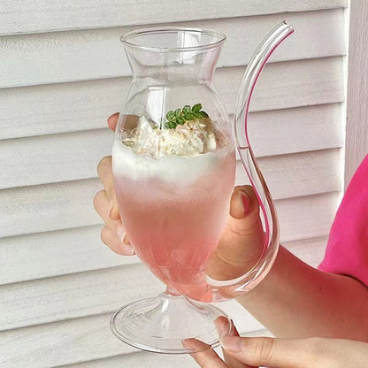 Verre avec Paille Intégrée