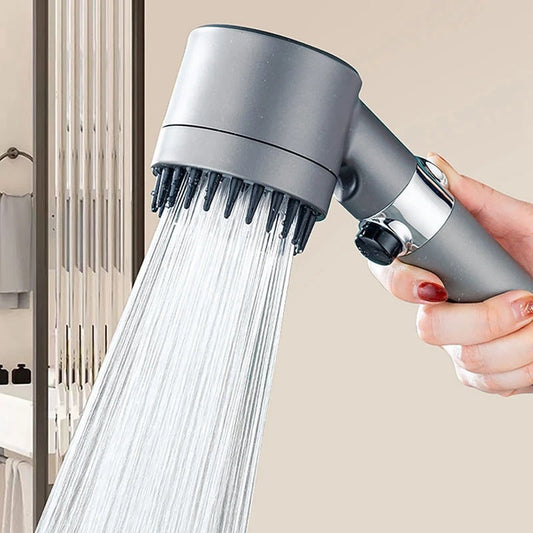 Shower Head with Cotton Filters, 3 Modes.