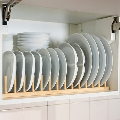 Support Range-Assiettes en Bambou