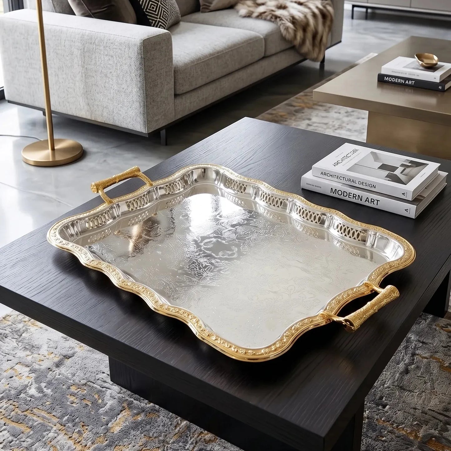 Plateau Royal Argent & Or